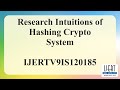 Understanding Hashing in Cryptocurrency Systems 🔐