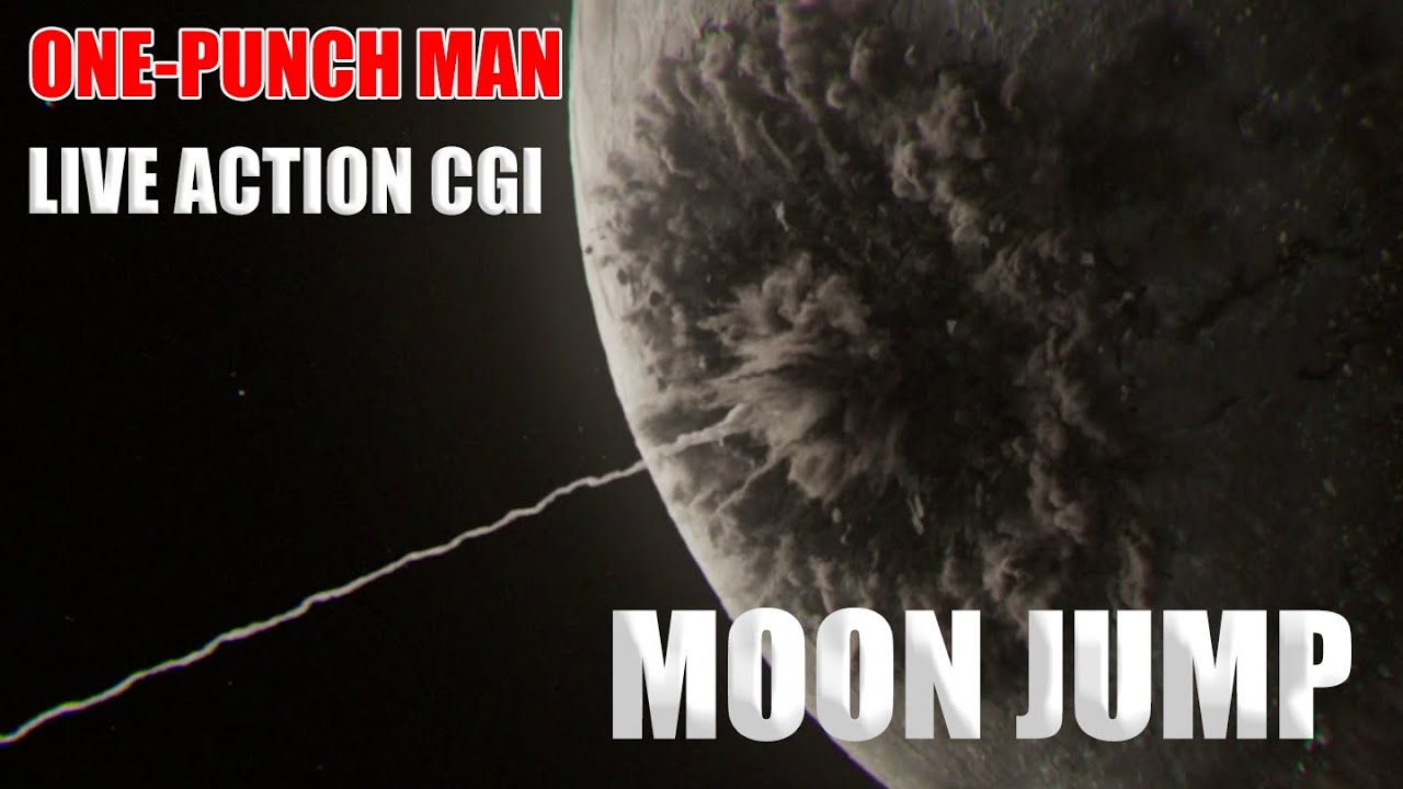 Saitama's Moon Jump - Live action CGI render by Shota (One Punch Man)