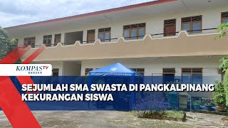 Sejumlah SMA Swasta di Pangkalpinang Kekurangan Siswa