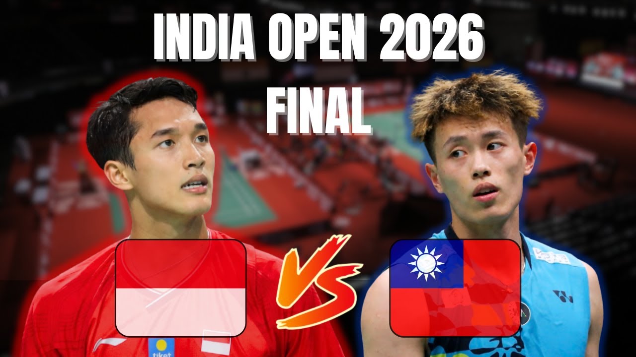 FINAL‼️ Jonatan Christie vs Lin Chun Yi | India Open 2026 Badminton Highlights