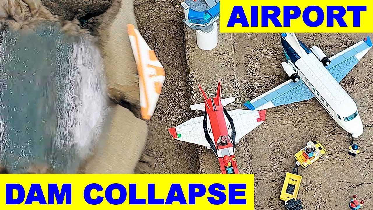 LEGO DAM Breach - AIRPORT Disaster - Ep 28