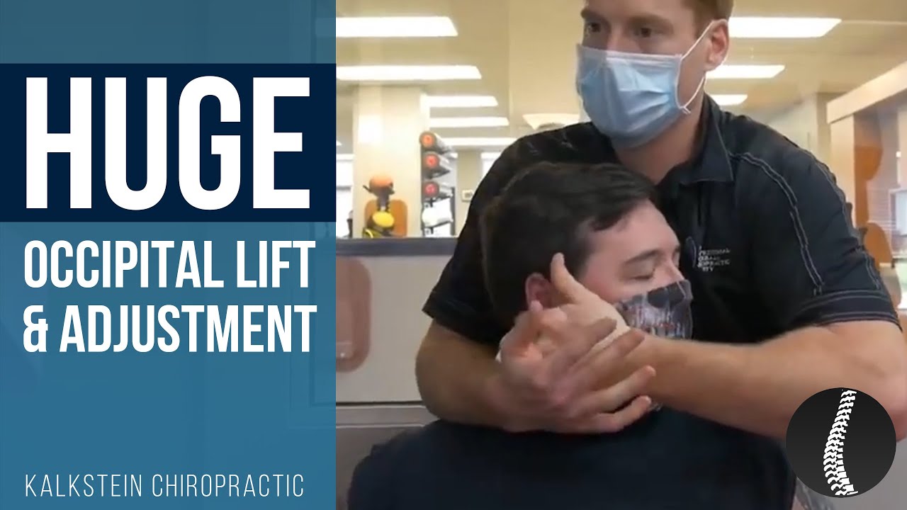 Huge Occipital Lift & Adjustment For Upper Back & Neck Pain Relief