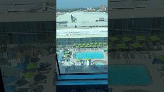 🏊‍♂️ pool view vibes 😎 #hilton #anaheim #hotel