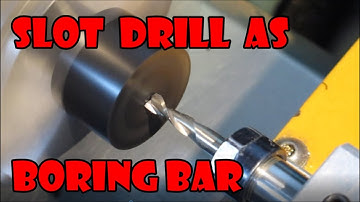 Delrin part, made in cnc lathe with Air Chuck, Parting Tool and Slot Drill used as a boring bar