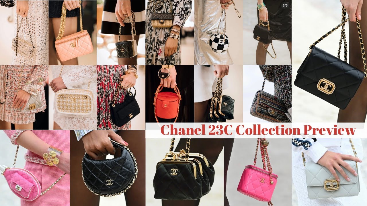 CHANEL 23C Mini Rectangular Pearl Crush Flap Bag