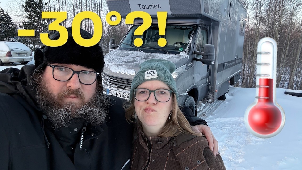 Litauen bei -30°C ❄️ Wir brechen ab… & landen im Wodka-Museum 🇵🇱