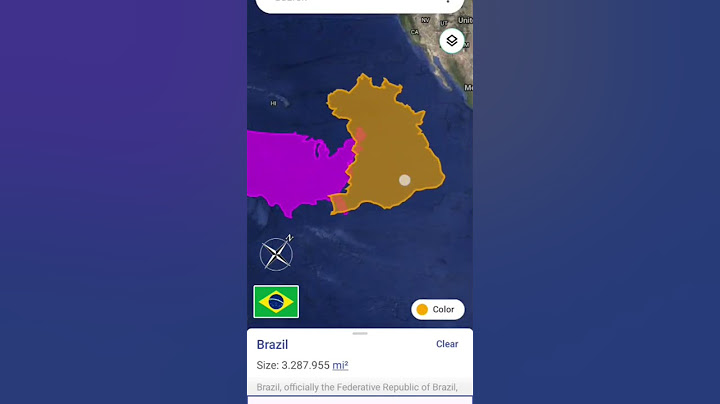 size comparison USA vs Brazil #usa #brazil #map #comparison
