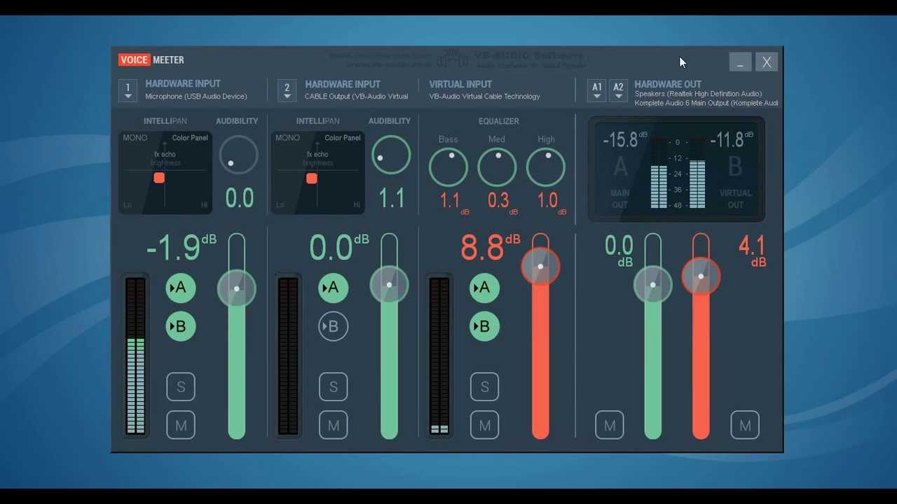 kemikalier Rettelse Skjult VB-Audio VoiceMeeter