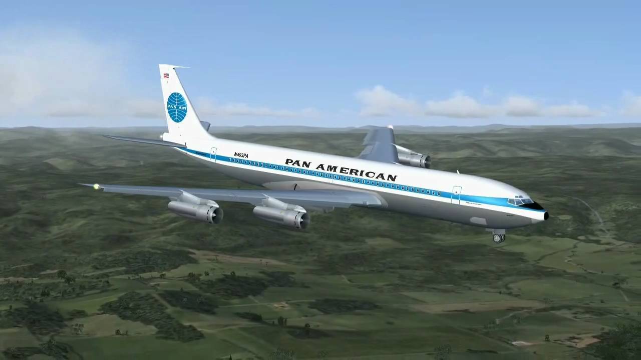 fsx 707 flight from sydney to