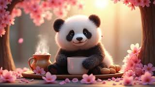 ✨Panda’s Pink Blossom Retreat 🍵🐼 | Soft & Peaceful Lofi Bliss 🌸 screenshot 5