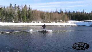 Crazy Foil - Winter Hydrofoiling, This Is How We Do It In Canada