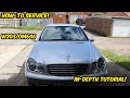 Mercedes C220 CDI W203 OM646 step by step Service how to tutorial in depth!