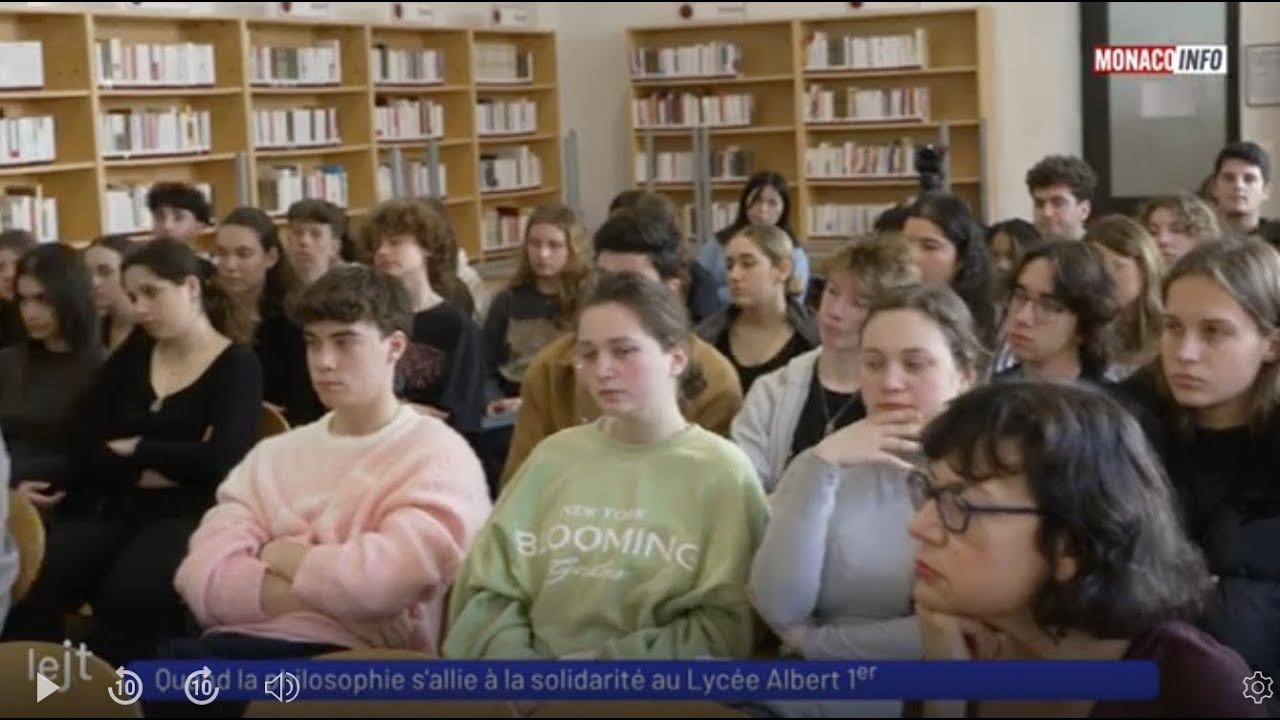 Philosophie : Quand la philosophie s'allie à la solidarité au Lycée Albert 1er