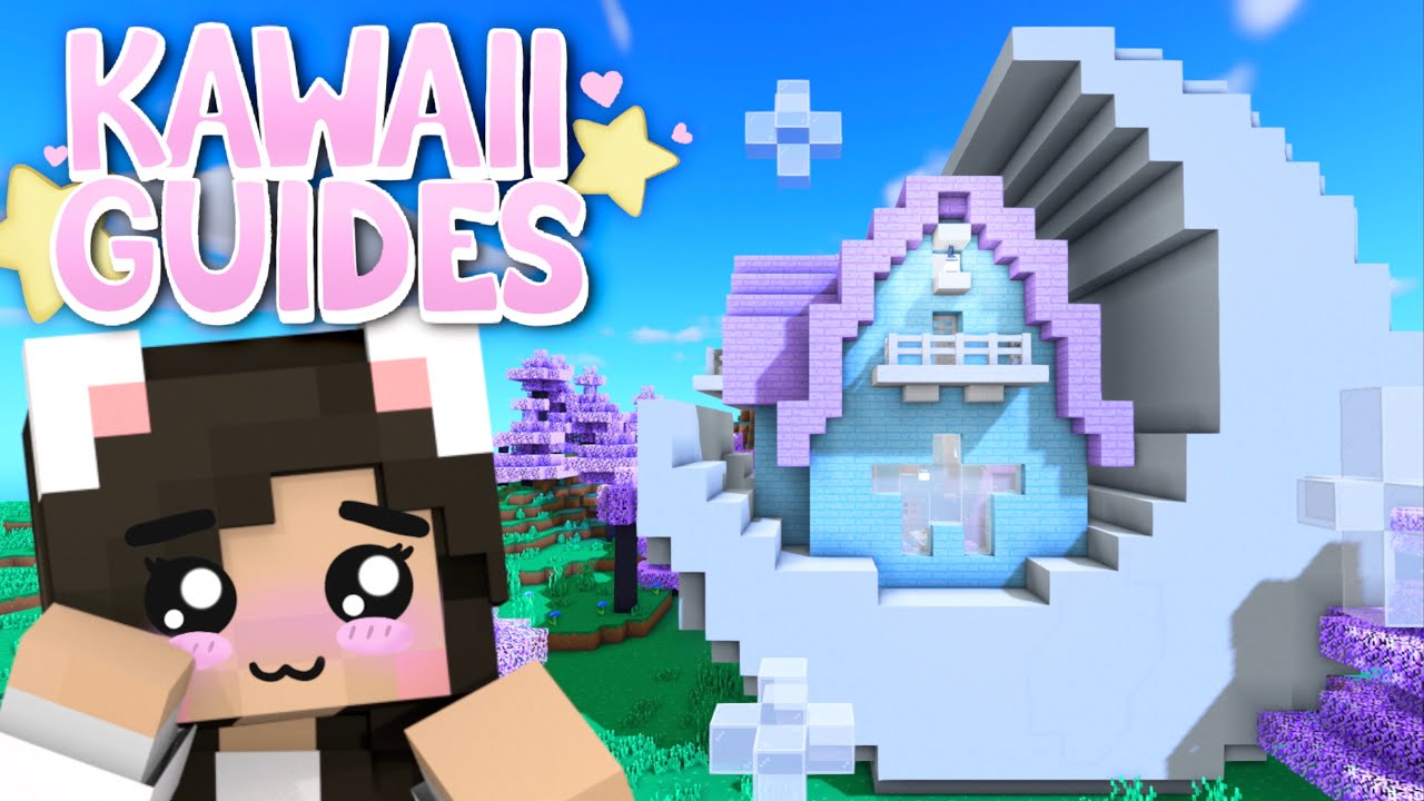 💙 Minecraft MOON House Tutorial! Kawaii Guides - YouTube