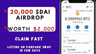 Unlock Your $2,000 DAI Airdrop - Claim Your Share of 20,000 DAI in This Airdrop