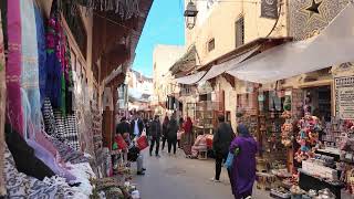 Morocco - Fes, Medina [4K] Stock Footage 3