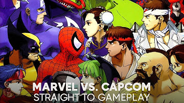 Straight to Gameplay: Marvel vs. Capcom | PS1 | DuckStation | 4K60
