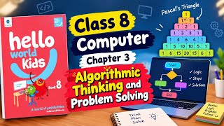 Class 8 Computer Chapter 3 Algorithmic Thinking & Problem Solving | Nesting, Selection & Iteration Update