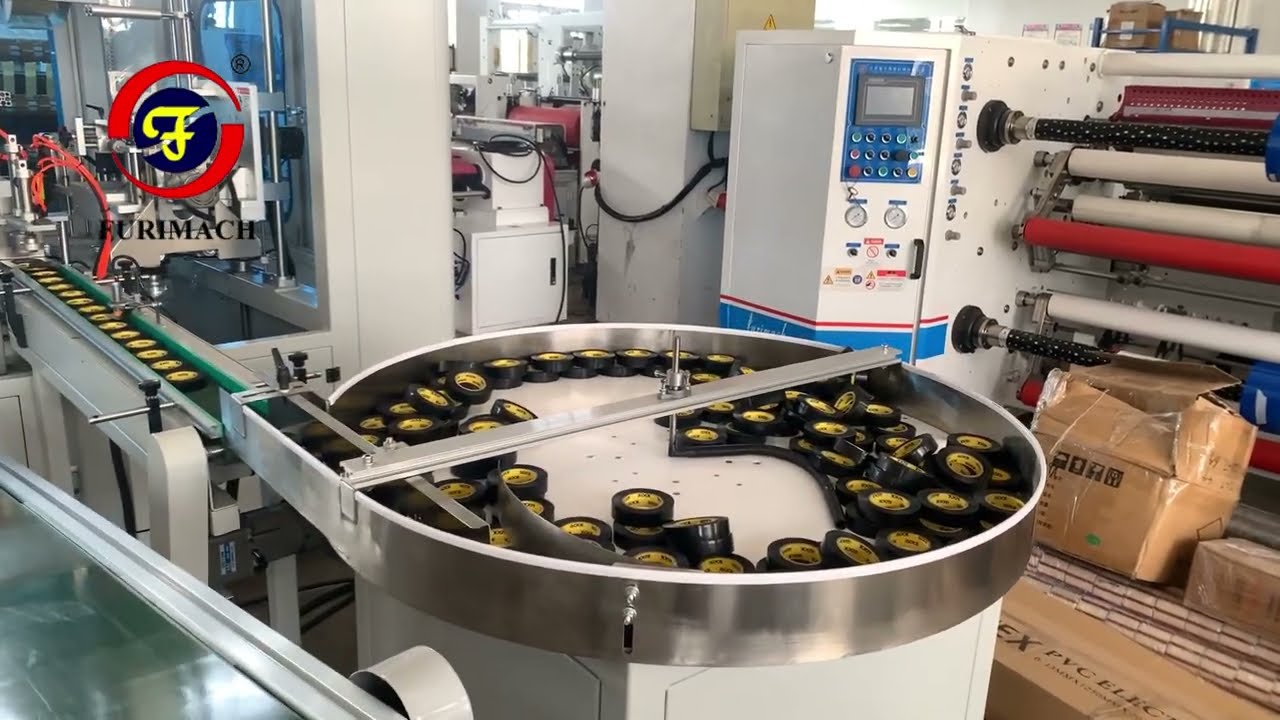 PVC ELECTRICAL TAPE PACKAGING MACHINE | PVC INSULATION TAPE MANUFACTURING MACHINE