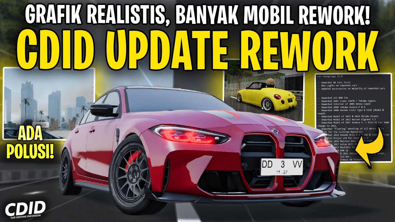 CDID UPDATE RAHASIA BANYAK REWORK ! GRAFIK REALISTIS - Car Driving ...