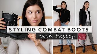 How to Style Combat Boots: 5 Outfits with Wardrobe Basics | by Erin Elizabeth screenshot 5
