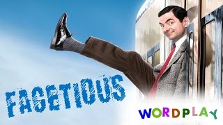 Facetious Meaning- Mr. Bean Acting FACETIOUSly At The Funeral -WordPlay Academy