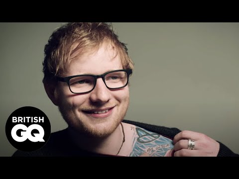 Ed Sheeran Reveals his Favourite New Tattoos | British GQ