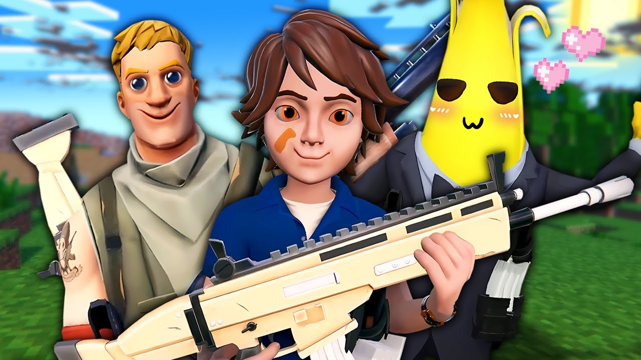 GREGORY ZMUSZA MNIE DO GRY W FORTNITE NA SERWERZE MINECRAFT w BONELAB!