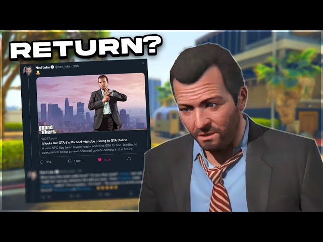 It looks like GTA 5's Michael might be coming to GTA Online