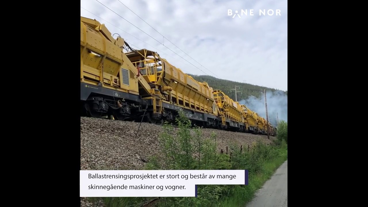 Ballastrensing Bane NOR