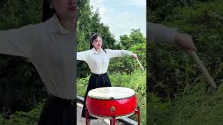 Chinese Drum Performance That Shocked the Entire Crowd. #relaxing music#drum  #8bit#drumshorts