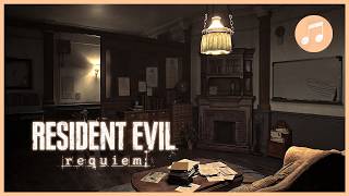 RESIDENT EVIL REQUIEM | Save Room Music & Rain Ambience | 1 HOUR