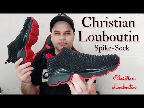 Christian Louboutin, Spike Sock red sneakers