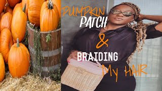 BRAIDING MY HAIR X VALA’S PUMPKIN PATCH TRIP | OMAHA | STYVIA
