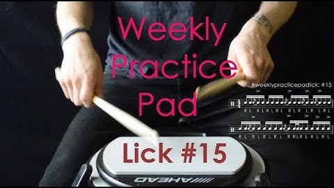 Melodic Exercise for Flam Tap and Flam Accent | Drum Lesson | Best Practice Pad Exercises