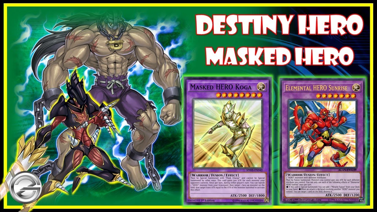 Yugioh Duel Links | Destiny Hero Deck 2023 - Combo With Masked Hero | 遊戯王デュエルリンクス