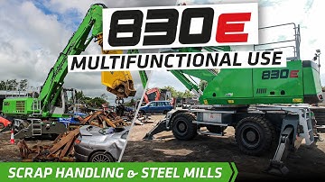 SENNEBOGEN - Scrap Handler, Demolition: Material Handler 830 E-Series Vario-Tool in Wales