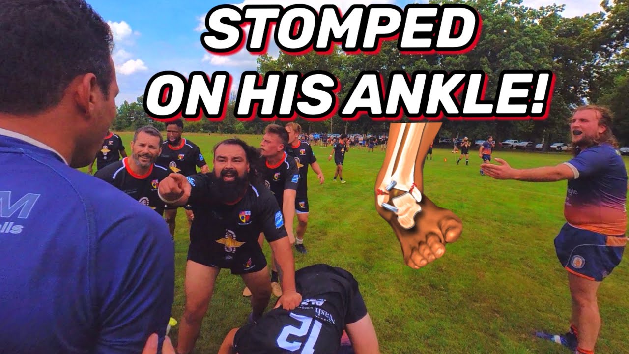 Хаос в регби после этого ГРЯЗНОГО приема!