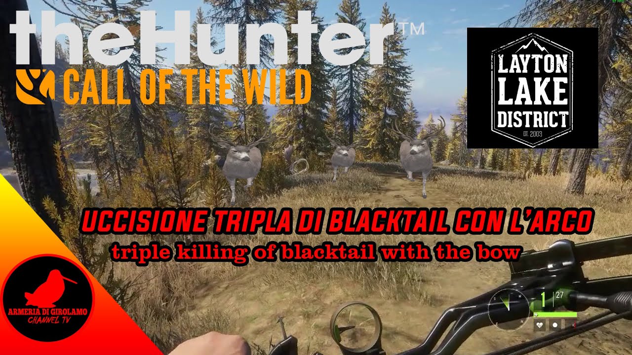 THE HUNTER CALL OF THE WILDUCCISIONE TRIPLA SU BLACKTAIL DEER CON L