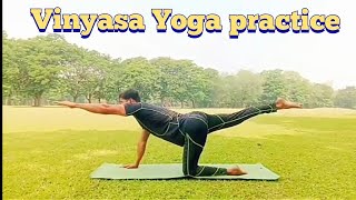 Yoga practice at home