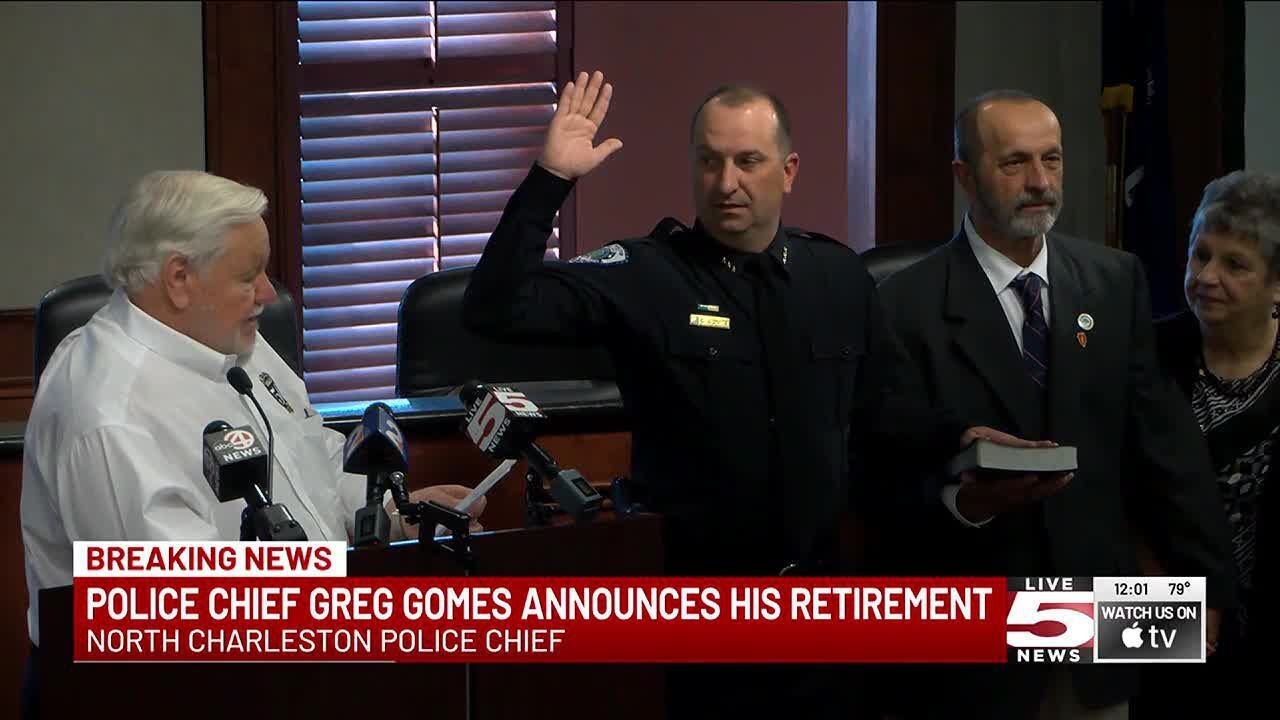 VIDEO: North Charleston police chief announces retirement - YouTube