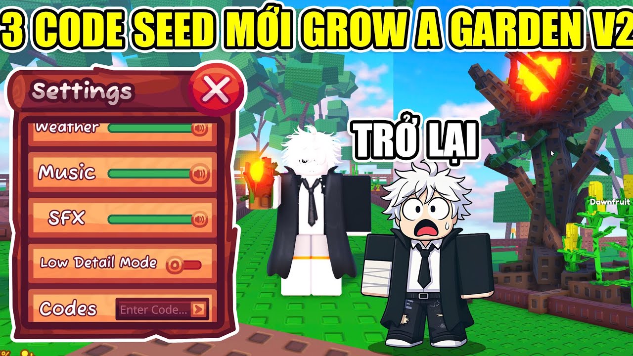 3 MÃ CODE CHUNG SEED MỚI GROW A GARDEN V2 QUAY TRỞ LẠI HẤP DẪN 2026 | GARDEN HORIZONS 
