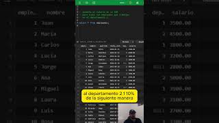Ejercicio SQL #sql #basesdedatos #programacion