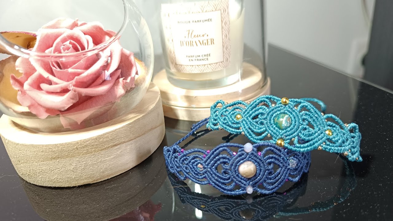 Tuto DIY bracelet micro macramé