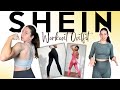 Shein activewear try on haul 2022  affordable gym outfits sheinhaul sheinhaul2022 gymclothes