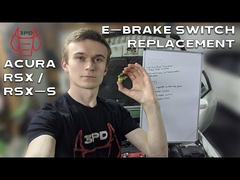 Acura RSX Dash Brake Light Diagnosis and E-brake Switch Replacement