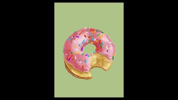 Draw a donut in Procreate🍩✨