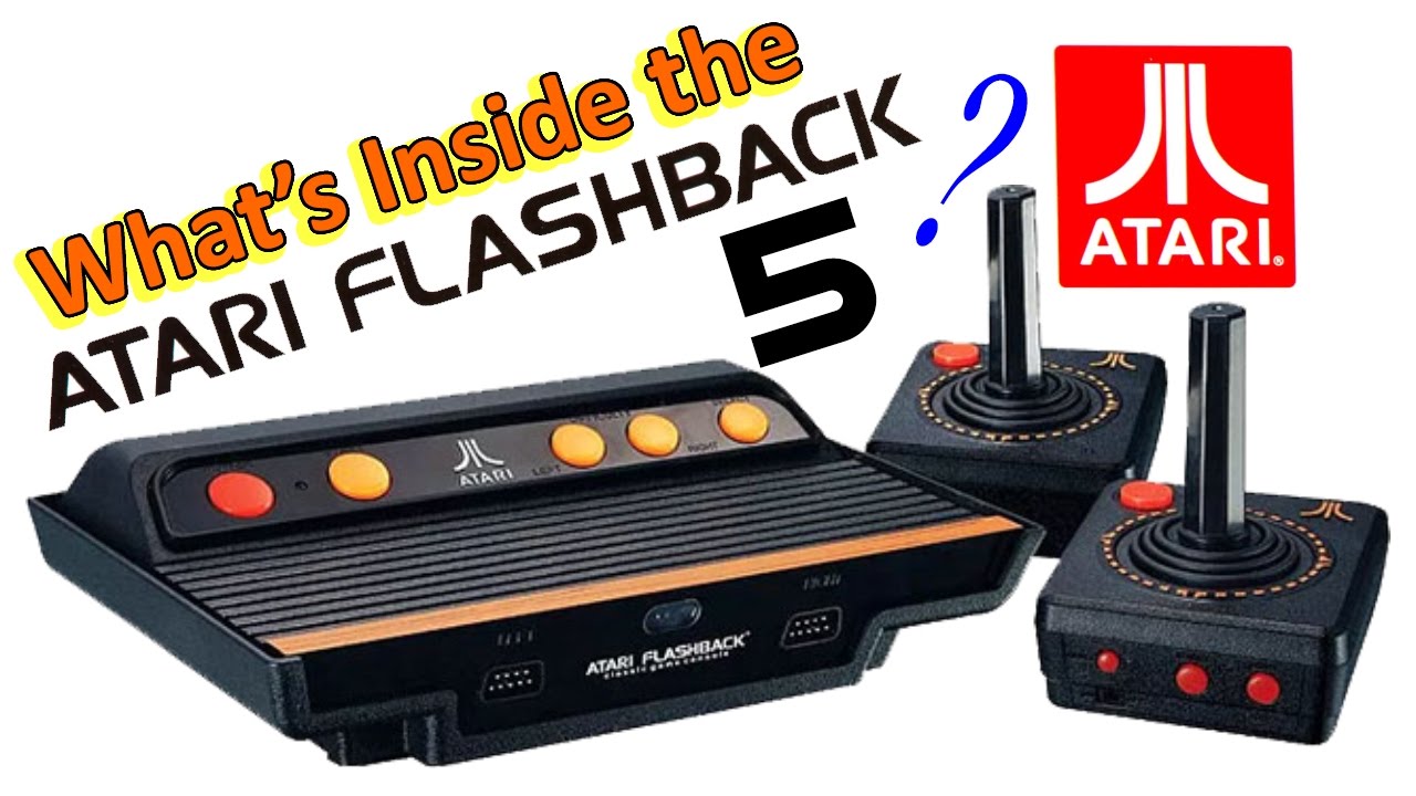 What's inside the Atari Flashback 5?, quick look & teardown - YouTube