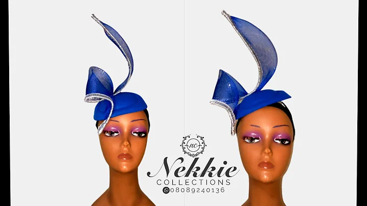 How to make a crinoline spiral fascinator/ free form fascinator/ felt cap / crinoline headband.