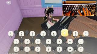 in the pool (Chainsaw Man) ✦ Heartopia Piano screenshot 4